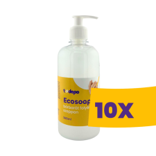 T-depo EcoSoap bőrbarát folyékony szappan pumpás 500ml (Karton - 10 db) tisztító- és takarítószer, higiénia