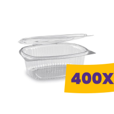 T-depo Egybefedeles doboz - ovális PET 750ml (Karton - 400 db) papírárú, csomagoló és tárolóeszköz