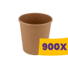 T-depo Papír leveses tál natúr 500ml (Karton - 900 db)