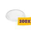T-depo Papír salátás tál tető 1300ml tálhoz - PET 187mm (Karton - 300 db)