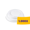 T-depo Papírpohár tető fehér - PP 60mm (Karton - 1000 db)