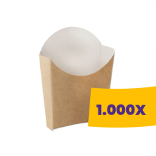 T-depo Sültkrumplis doboz natúr 300ml (Karton - 1000 db) papírárú, csomagoló és tárolóeszköz
