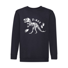 T-REX gyerek belebújós pulóver - Deep Navy /3-4 éves (104 cm) gyerek pulóver, kardigán