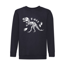  T-REX gyerek belebújós pulóver - Deep Navy /9-11 éves (140 cm)