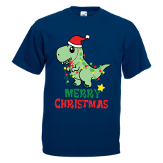  T-rex Karácsony - Karácsonyi Férfi Póló