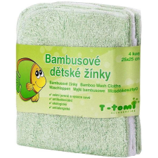T-tomi bambusz szivacs 4db - Zöld babaágynemű, babapléd