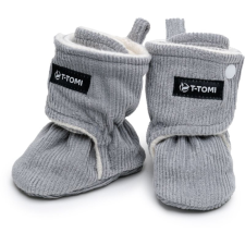 T-tomi Booties Grey babacipő 3-6 months Warm gyerek cipő