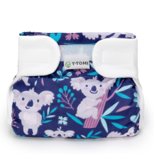 T-tomi Ortopédiai pamut terpeszpelenka, éjjeli koalák (3-6 kg) mosható pelenka