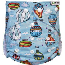 T-tomi Zsebes pelenka, patentos, léggömb minta pelenka