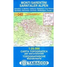 Tabacco 040. Monti Sarentini, Sarntaler Alpen turista térkép Tabacco 1: 25 000 térkép