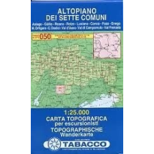 Tabacco 050. Altopiano Dei Sette Comuni turista térkép Tabacco 1: 25 000 térkép