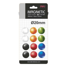  Táblamágnes, 12 db mágneses jelölő 20 mm-es vegyes színű műanyag gombok - 7824 táblamágnes