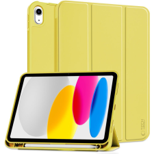  Tablettok iPad 2025 11 coll (iPad 11) - sárga smart case, ceruza tartóval tablet tok