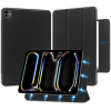  Tablettok iPad Pro 13 2024 (7. Gen, 13 coll) - TECH-PROTECT MAGNETIC fekete smart case ceruza tartóval, mágneses rögzítéssel