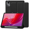  Tablettok Lenovo Tab M11 (TB-330, 11,0 coll) - fekete smart case tablet tok, ceruza tartóval
