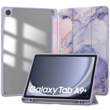  Tablettok Samsung Galaxy Tab A9+ Plus 11.0 X210 / X216 - TECH-PROTECT HYBRID LILA MARBLE tok tablet tok
