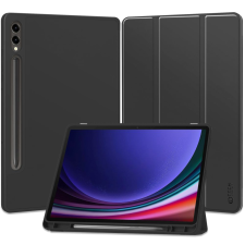  Tablettok Samsung Galaxy Tab S9+ Plus 12,4" (SM-X810, SM-X816) - fekete smart case tablet tok, ceruza tartóval tablet tok