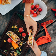  Taco készítő, tortilla pirító konyhai eszköz