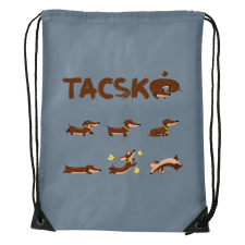 Tacskó - Sport táska szürke v2 tornazsák