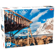 Tactic 1000 db-os puzzle - A világ körül - Halszárítás (58673) puzzle, kirakós
