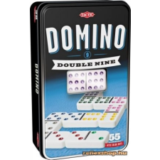 Tactic Domino Dupla 9-es szett fém dobozban társasjáték