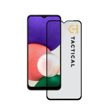 Tactical Glass Shield 5D kijelzővédő Samsung Galaxy A22 5G készülékhez fekete mobiltelefon kellék