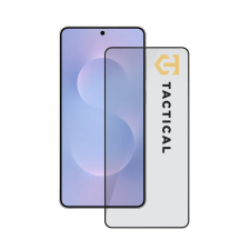 Tactical Glass Shield 5D Samsung Galaxy S25 Edge kijelzővédő üvegfólia, fekete mobiltelefon kellék