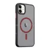 Tactical iPhone 11 TACTICAL MAGFORCE HYPERSTEALTH 2.0 szilikon telefonvédő ütésállóság, MagSafe, FEKETE/PIROS (TACTICAL_57983121081)