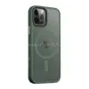 Tactical iPhone 12 Pro / 12 TACTICAL MAGFORCE HYPERSTEALTH szilikon telefonvédő ütésállóság, MagSafe, SÖTÉTZÖLD (TACTICAL_57983113570)
