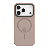 Tactical iPhone 18 Pro  magforce hyperstealth szilikon védő (ütésálló, átlátszó matt hátlap, magsafe) világosbarna