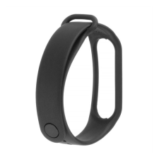 Tactical kiegészítő szilikon karpánt Xiaomi Mi Band 7, fekete okosóra kellék