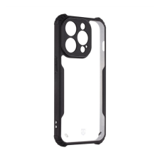 Tactical Quantum Stealth Apple iPhone 15 Pro tok, fekete/átlátszó tok és táska