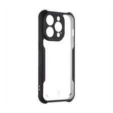 Tactical Quantum Stealth Apple iPhone 15 Pro tok, fekete/átlátszó tok és táska