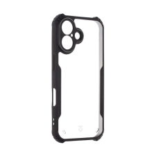 Tactical Quantum Stealth Apple iPhone 16 tok, átlátszó/fekete tok és táska