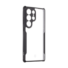 Tactical Quantum Stealth Samsung Galaxy Galaxy S25 Ultra hátlap tok, átlátszó/fekete tok és táska