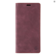 Tactical Realme C11 (2021) Telefontok - Tactical Xproof burgundi szilikon keretes mágneses könyvtok tok és táska