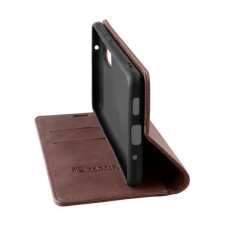 Tactical Xproof Samsung Galaxy A15 5G flip/oldalra nyíló tok, barna tok és táska