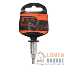  Tactix dugókulcs 1/4&#039;&#039; imbusz 6 mm dugókulcs