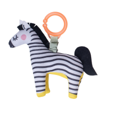 TAF TOYS csörgő - Dizi a zebra rezgő funkcióval csörgő
