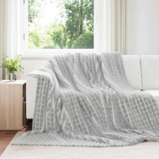  Takarók 6 pcs Szürke 240 x 220 cm Gyapjú lakástextília