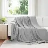  Takarók 6 pcs Szürke 270 x 240 cm Gyapjú
