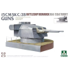  Takom 15 CMSK C/28 BATTLESHIP BISMARCK Bb II/Stb II Turret 1:72 (TAK5014)