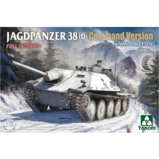 Takom 1/35 Jagdpanzer 38(t) modell parancsnoki változat téli lánccal makett