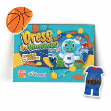 TAKTIK Vydavateľstvo, s.r.o. Dress the Dinosaurs - Reusable stickers gyermek- és ifjúsági könyv