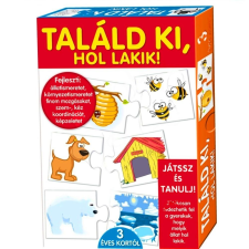 Találd ki hol lakik! képességfejlesztő játék gyerekeknek (BBJ) memóriajáték