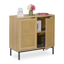  Tálalószekrény rattan ajtóval 76x80x35 cm bútor