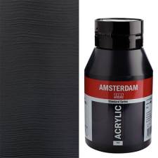 Talens Amsterdam akrilfesték, 1000 ml - 702, lamp black akrilfesték