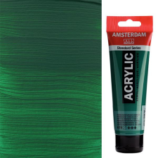 Talens Amsterdam akrilfesték, 120 ml - 619, permanent green deep akrilfesték