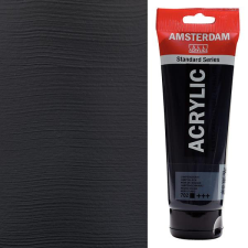 Talens Amsterdam akrilfesték, 250 ml - 702, lamp black akrilfesték