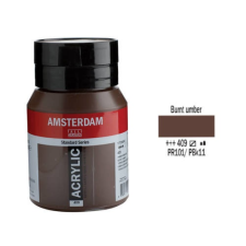Talens Amsterdam akrilfesték, 500 ml - 409, burnt umber akrilfesték